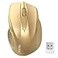 TECKNET Wireless Mouse 24G Ergonomic Optical Mouse Computer Mouse for Laptop PC Computer Chromebook Notebook 6 Buttons 24 Months Battery Life 2600 DPI 5 Adjustment Levels Gold