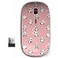 KAWAMOUSE 24G Ergonomic Portable USB Wireless Mouse for PC Laptop Computer Notebook with Nano Receiver Panda Bear