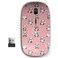 KAWAMOUSE 24G Ergonomic Portable USB Wireless Mouse for PC Laptop Computer Notebook with Nano Receiver Panda Bear