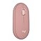 Logitech Pebble Mouse 2 M350s Slim Bluetooth Wireless Mouse Portable Lightweight Customizable Button Quiet Clicks EasySwitch for Windows macOS iPadOS Android Chrome OS Tonal Rose