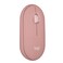 Logitech Pebble Mouse 2 M350s Slim Bluetooth Wireless Mouse Portable Lightweight Customizable Button Quiet Clicks EasySwitch for Windows macOS iPadOS Android Chrome OS Tonal Rose