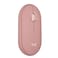 Logitech Pebble Mouse 2 M350s Slim Bluetooth Wireless Mouse Portable Lightweight Customizable Button Quiet Clicks EasySwitch for Windows macOS iPadOS Android Chrome OS Tonal Rose