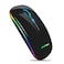 MMK Wireless Bluetooth Mouse for Laptop Rechargeable Mouse 24G USB Optical Wireless Mouse LED Slim Dual ModeBluetooth 50 and 24G Wireless for Laptop PC Mac OS Android Windows Black