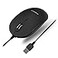 Macally Computer Mouse Wired Silent USB Mice Slim Compact USB for Apple Mac or Windows PC LaptopDesktop Designed with Optical Sensor DPI Switch Simple Black