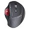 ProtoArc Wireless Trackball Mouse EM01 NL Ergonomic Bluetooth Rollerball Thumb Rechargeable Computer Laptop Mouse Adjustable Angle 3 Device Connection for PC Mac WindowsRed Ball