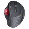 ProtoArc Wireless Trackball Mouse EM01 NL Ergonomic Bluetooth Rollerball Thumb Rechargeable Computer Laptop Mouse Adjustable Angle 3 Device Connection for PC Mac WindowsRed Ball