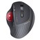 ProtoArc Wireless Trackball Mouse EM01 NL Ergonomic Bluetooth Rollerball Thumb Rechargeable Computer Laptop Mouse Adjustable Angle 3 Device Connection for PC Mac WindowsRed Ball