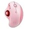 seenda Wireless Trackball Mouse Ergonomic Bluetooth Rollerball Mouse Rechargeable 3 Device Connection Optical Mice Adjustable DPI Thumb Control Mice Compatible for PCLaptopWindowsMac Pink