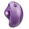 seenda Wireless Trackball Mouse Ergonomic Bluetooth Rollerball Mouse Rechargeable 3 Device Connection Optical Mice Adjustable DPI Thumb Control Mice Compatible for PCLaptopWindowsMac Purple