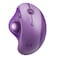 seenda Wireless Trackball Mouse Ergonomic Bluetooth Rollerball Mouse Rechargeable 3 Device Connection Optical Mice Adjustable DPI Thumb Control Mice Compatible for PCLaptopWindowsMac Purple