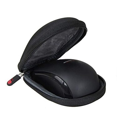 Hermitshell Travel Case for Amazon Basics 24 Ghz Wireless Optical Computer Mouse MGR0975 Black