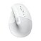 Logitech Lift Vertical Ergonomic Mouse Wireless Bluetooth or Logi Bolt USB Receiver Quiet clicks 6 Buttons Compatible with WindowsmacOSiPadOS Laptop PC Off White