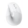 Logitech Lift Vertical Ergonomic Mouse Wireless Bluetooth or Logi Bolt USB Receiver Quiet clicks 6 Buttons Compatible with WindowsmacOSiPadOS Laptop PC Off White