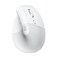 Logitech Lift Vertical Ergonomic Mouse Wireless Bluetooth or Logi Bolt USB Receiver Quiet clicks 6 Buttons Compatible with WindowsmacOSiPadOS Laptop PC Off White