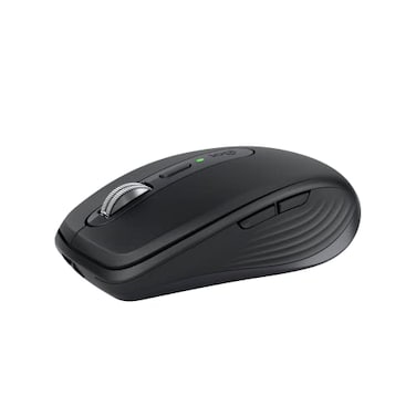 Logitech MX Anywhere 3S Compact Wireless Mouse Fast Scrolling 8K DPI AnySurface Tracking Quiet Clicks Programmable Buttons USB C Bluetooth Windows PC Linux Chrome Mac Graphite