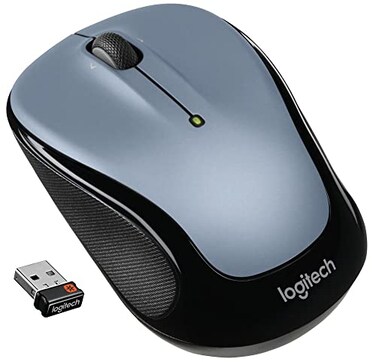 Logitech Wireless Mouse M325 with DesignedForWeb Scrolling Light Silver