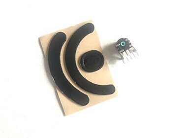 PZZIFA Mouse Feet with Mouse Wheel Encoder for Logitech G403 G603 G703