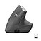 Logitech MX Vertical Wireless Mouse Ergonomic Design Reduces Muscle Strain Move Content Between 3 Windows and Apple Computers Rechargeable Graphite