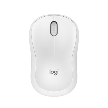 Logitech M240 Silent Bluetooth Mouse Wireless Compact Portable Smooth Tracking 18Month Battery for Windows macOS ChromeOS Compatible with PC Mac Laptop Tablets Off White