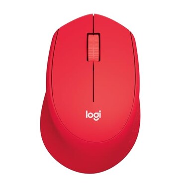 Logitech M330 Silent Mouse Wireless Red 910004911 Red