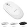 Macally Wireless Bluetooth Mouse for Mac MacBook ProAir iPad and PC Quiet Click and Comfortable Compatible Apple Mouse Wireless Rechargeable White