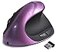 Attoe Ergonomic MouseRechargeable Small Vertical Mouse with 6 Buttons Adjustable 80012001600 DPI Purple Wireless Mouse for Laptop Desktop PC MacBook