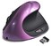Attoe Ergonomic MouseRechargeable Small Vertical Mouse with 6 Buttons Adjustable 80012001600 DPI Purple Wireless Mouse for Laptop Desktop PC MacBook