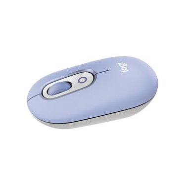 Logitech POP Mouse Compact and Portable Wireless Bluetooth Mouse with Programmable Buttons and Quiet Clicks EasySwitch Between up to 3 Devices Laptop Tablet PC Lilac
