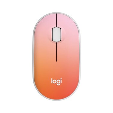 Logitech M340 Wireless Mouse with Limited Edition Prints USB Receiver and Silent Clicks Portable Wireless Mouse for Laptop PC Windows Chrome Surface Tropical Sunrise