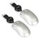 EEEKit 2 Pack Mini Retractable Cable USB Optical Mouse Silver Unisex