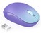seenda Wireless Mouse 24G Noiseless Mouse with USB Receiver Portable Computer Mice for PC Tablet Laptop Notebook Chromebook Gradient Purple
