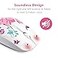 JUHOO Wireless Mouse with Nano Receiver for PC Laptop Notebook Computer MacBook Less Noise Portable Mobile Optical Mice