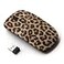KOOLmouse Optical 24G Wireless Mouse Cheetah Golden Brown Animal Pattern