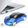 Dpofirs 24GHz Mouse Car Shape Ergonomic Optical Cordless with USB Receiver Mause for PC Office LaptopsBlue