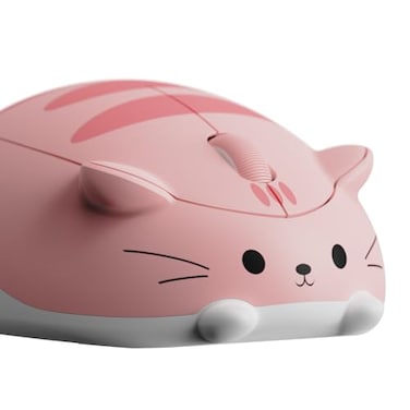 Akko Cat Theme Wireless Gaming Mouse Pink TriMode Mouse BT30BT5024G Cute Optical Cordless Cartoon Mice for ComputerLaptopDesktopPC Compatible with MacWin Pink Angie