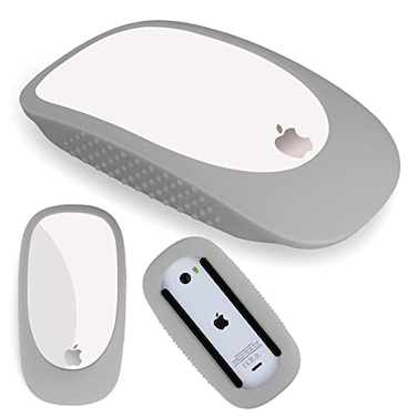 AKSHFETH Silicone Mouse Case Compatible with Apple Magic Mouse III AntiDrop Cover Case for AppleMouse 2Grey