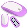 AKSHFETH Silicone Protector for Apple Magic Mouse iMac Magic Mouse Cover Case AntiDrop Protective Sleeve Lavender Purple
