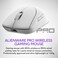 Alienware Pro Wireless Gaming Mouse 24GHz Gaming WirelessUSB Wired Connectivity Adjustable DPI Optical Sensor Technology 6 Programmable Buttons 650 IPS Sensor Max Speed Lunar Light