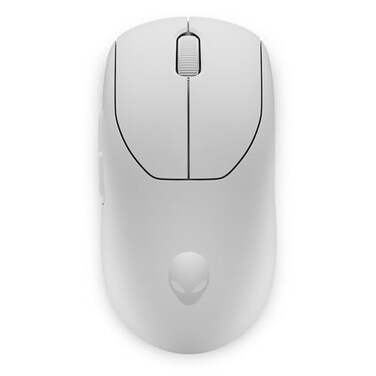 Alienware Pro Wireless Gaming Mouse 24GHz Gaming WirelessUSB Wired Connectivity Adjustable DPI Optical Sensor Technology 6 Programmable Buttons 650 IPS Sensor Max Speed Lunar Light