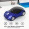 ASHATA 24G Car Mouse with USB Reciver 1600DPI Optical Mouse for PC Computer Laptop Tablet High Cute Mouse for XPWin7ME2000for OS Blue