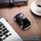 BKLNOG Classic Car Shaped Mouse Updated with LED Headlights 1600 DPI 24Ghz Wireless Computer Mouse Comfortable for Every Use Blue