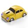 BKLNOG Classic Car Shaped Mouse Updated with LED Headlights 1600 DPI 24Ghz Wireless Computer Mouse Comfortable for Every Use Yellow