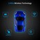 BKLNOG Sports Car Computer Mouse Updated with LED Headlights 1600 DPI 24 GHz Wireless Mouse for PC Mac Blue