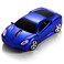 BKLNOG Sports Car Computer Mouse Updated with LED Headlights 1600 DPI 24 GHz Wireless Mouse for PC Mac Blue