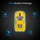 BKLNOG Sports Car Mouse Updated with LED Headlights 1600 DPI Wireless Car Shaped Mouse for Mac Computers Yellow