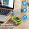 CHUYI Cool Sports Car Shape Wireless Optical Mouse 1600 DPI Cordless Office School Mice with USB Receiver for PC Computer Laptop Green1 Pack