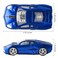 CHUYI Cool Sports Car Shaped Wireless Mouse 1600DPI Cordless Optical Mice with USB Receiver for Office School Home Travel for PC Laptop Computer Gift Blue1 Pack