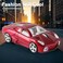 CHUYI Cool Sports Car Shaped Wireless Mouse 1600DPI Cordless Optical Mice with USB Receiver for Office School Home Travel for PC Laptop Computer Gift Red1 Pack