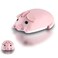 elec Space Cute Pig Design Wireless Mouse Dual Mode Bluetooth USB Mouse Silent Operation Ergonomic Perfect for Laptops PCs Ideal Gift for Animal Lovers and Family Pink