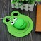 elec Space USB Wired Mouse Frog Shape 1600DPI 366 x 296 x 138 in Green